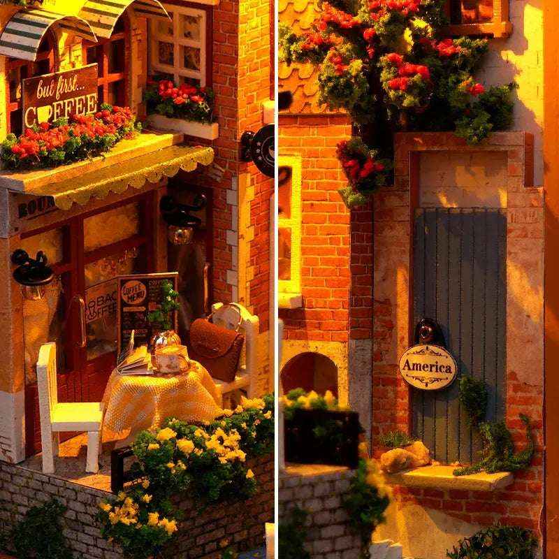 Bruges Ancient City DIY Book Nook Kit