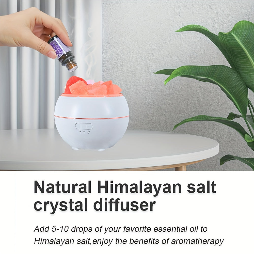 Salt lamp diffuser - 3-in-1 essential oil diffuser, Himalayan salt lamps & humidifier