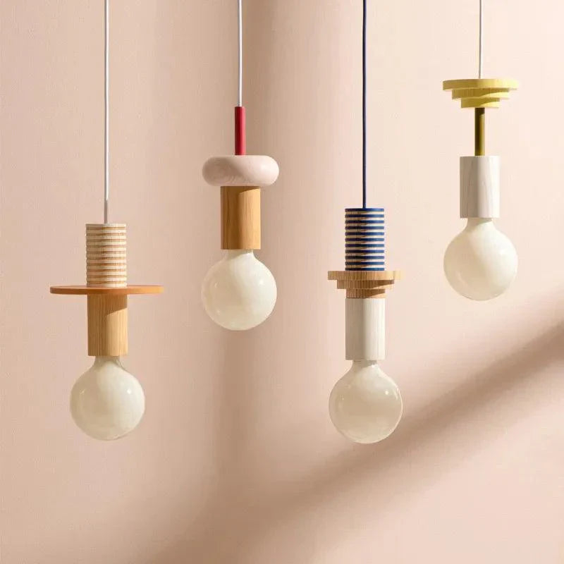 Chandelier in geometric shape