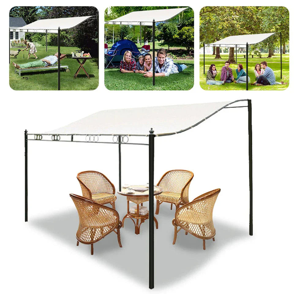 Waterproof Garden Patio Awning Canopy Ceiling - Outdoor Sun Shade Sail UV Blocker