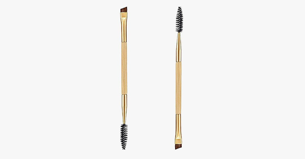 Double-sided eyebrow brush - Sharper eyebrows and voluminous lashes