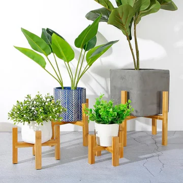 Wooden Plant Pot Trays