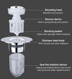 CleanSeal Universal Pop-Up Sink Plug