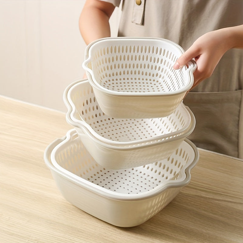 Jamera - Luxury Double Layer Drain Strainer Set of 3