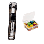Mini-stapler — Reusable tool for stapling paper without damage