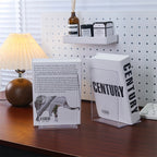 ClearStand - Elegant Transparent Bookends Set of 2