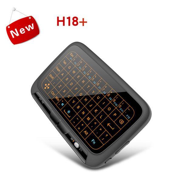 H18+ Backlit Mini Wireless Full Touchpad Keyboard