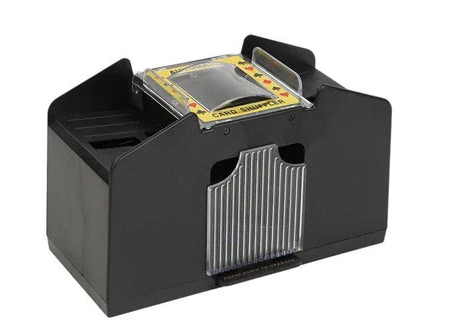 Automatic Playing Card Shuffler – Perfect for 2/4/6 Deck, Playing Card Shuffler Electric for Poker