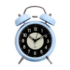 LuminousTime - Elegant Metal Alarm Clock with Gentle Lighting for Peaceful Mornings and Nights