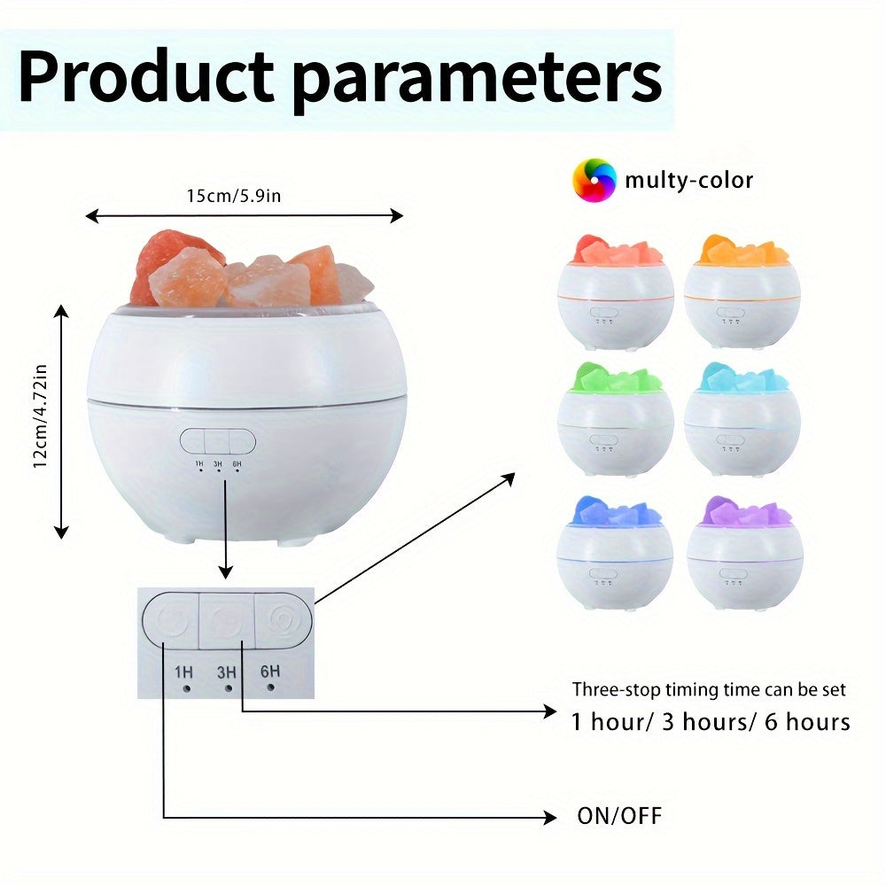 Salt lamp diffuser - 3-in-1 essential oil diffuser, Himalayan salt lamps & humidifier