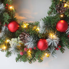 30CM & 40CM Christmas Wreath Hanging Decoration