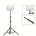 Adjustable LED Lamp Stand for Photography and Video – 1.1m Height, Sturdy Aluminum Stand with Lamp