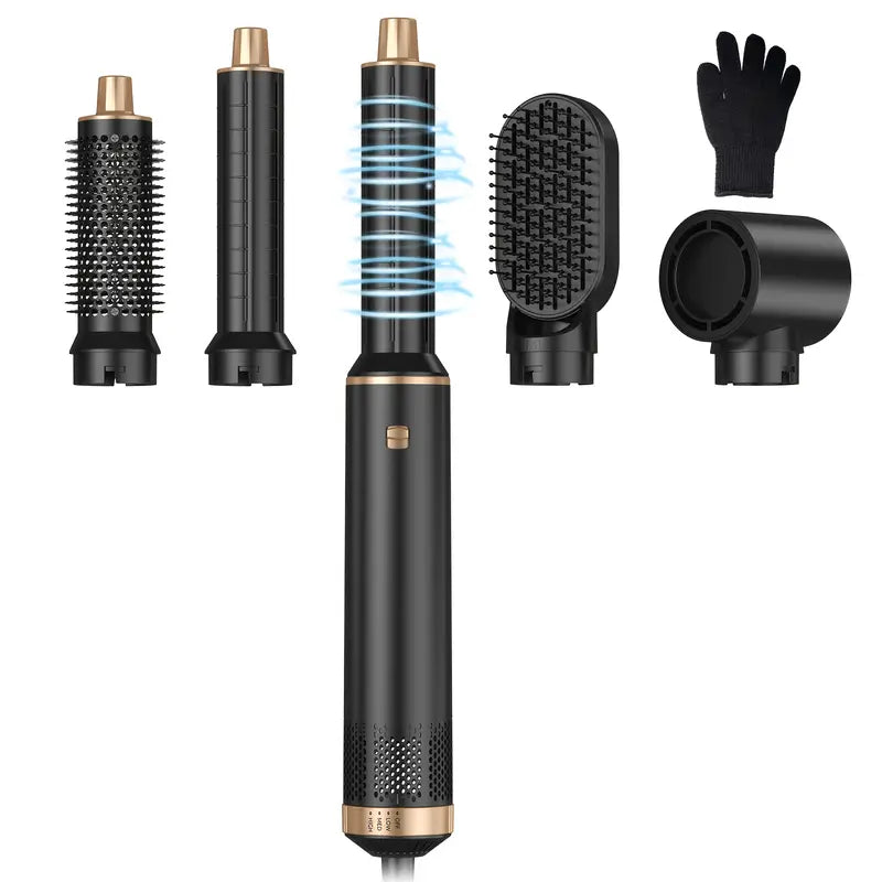 ProStyler 5-in-1 Hair Styling Set - Hair Dryer, Curling Iron and Straightening Brush