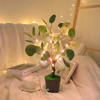 FestiGlow - Christmas glow LED night light with decorative pot