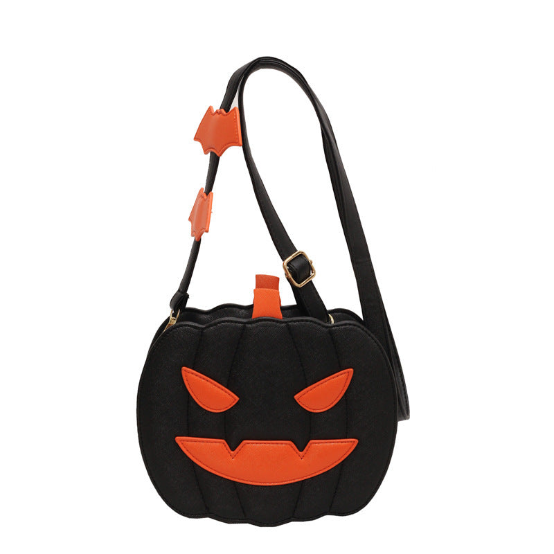 Halloween Messenger Bag – Minimalistic Shoulder Bag in Solid Colors