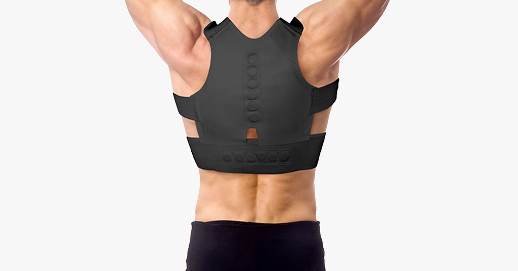 Posture-correcting back support