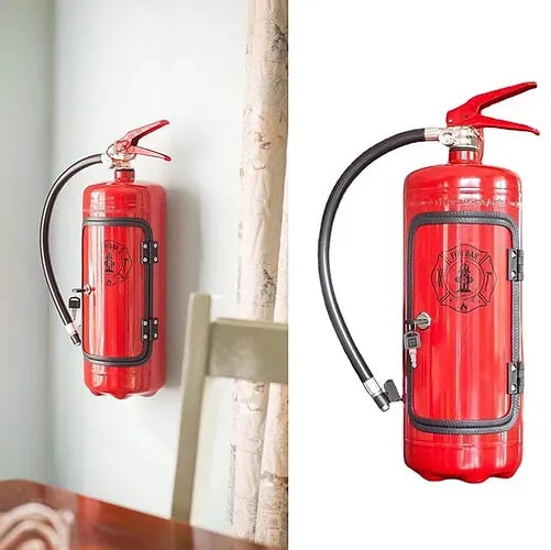 "My Cave My Rules" Gift Can Bar Set Fire Extinguisher