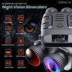 Digital Night Vision Binoculars – 5x Zoom, Infrared, HD Quality