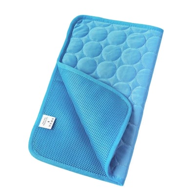 Cooling mat for pets with non-toxic self-cooling gel
