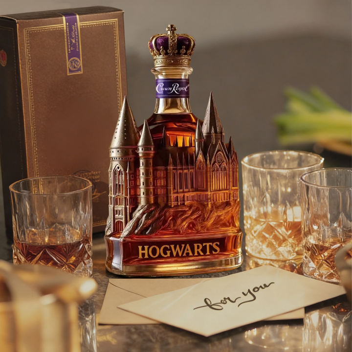 Hogwarts Castle Crown Royal Whiskey Bottle - Unveil A Truly Magical Addition to Your Collection