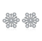 Silver Snowflake Earrings