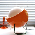 Bauhaus table lamp made of glass in retro style | LED table lamp