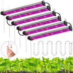 LED plant lamp with full spectrum lighting and pull switch for optimal plant growth