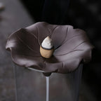 Elegant incense burner with backdraft for a calm and relaxed atmosphere