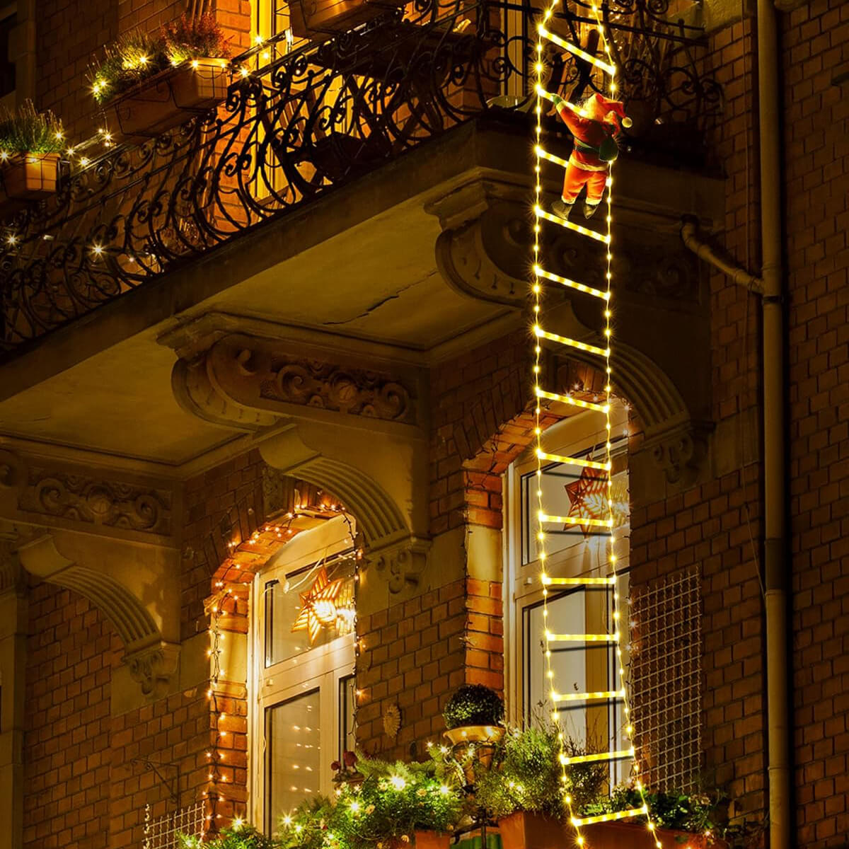 ClimbJoy - Festive Santa climbing ladder for Christmas coziness