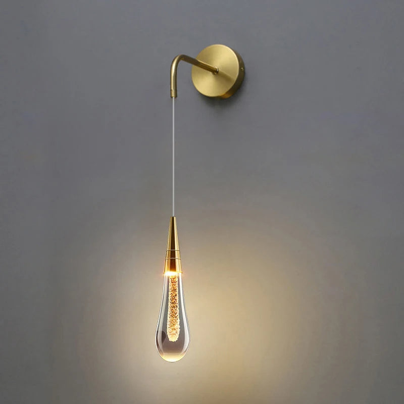 GlimmerGlass | Modern Crystal Raindrop Light