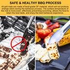 Non-stick BBQ grill mats with cutting box