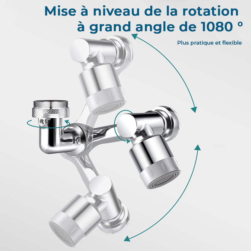 Multifunctional swivel extension faucet