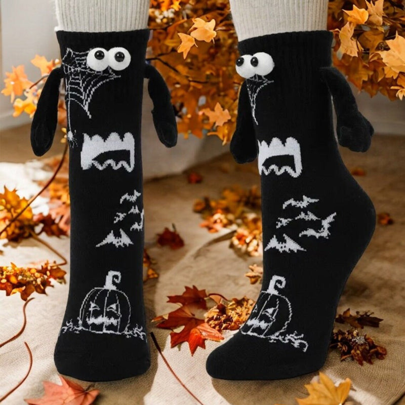 Magnetic Socks Winter Edition Couple Hand in Hand Socks