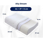 EcoNeck Comfort | 100% Natural Latex Orthopedic Pillow - for Neck Pain - Comfortable and Supportive Pillow - Better Sleep - Wellness