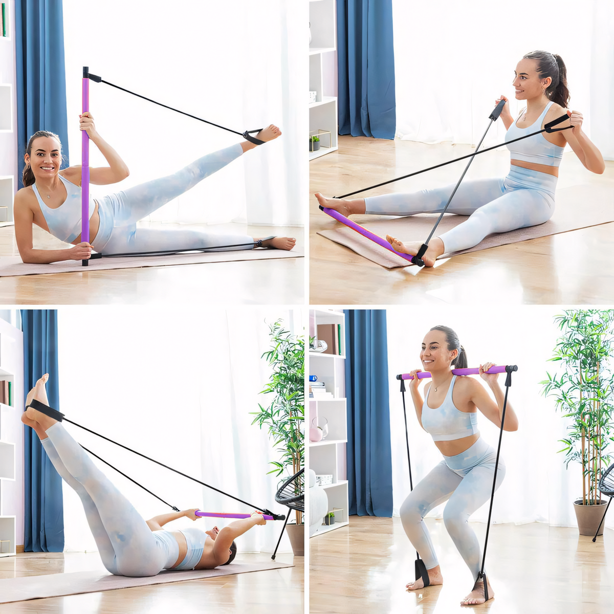 Body shaper FlexiBar – Pilates Resistance bar for Home fitness