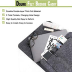 Felt Sofa Bedside Storage Bag with Pockets