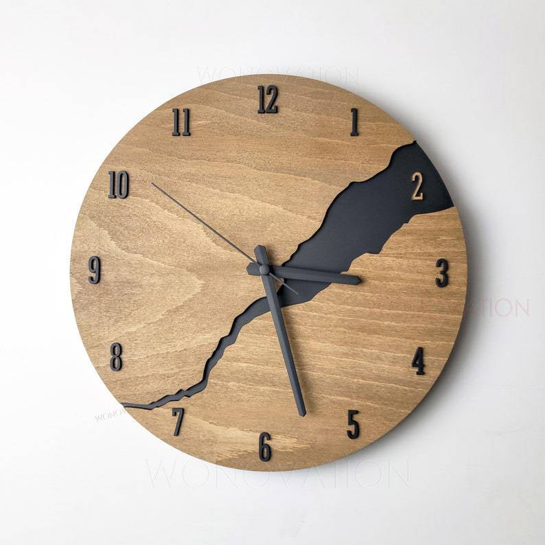 Luxury Wood Wall Clock - Timeless Design for Every Interior