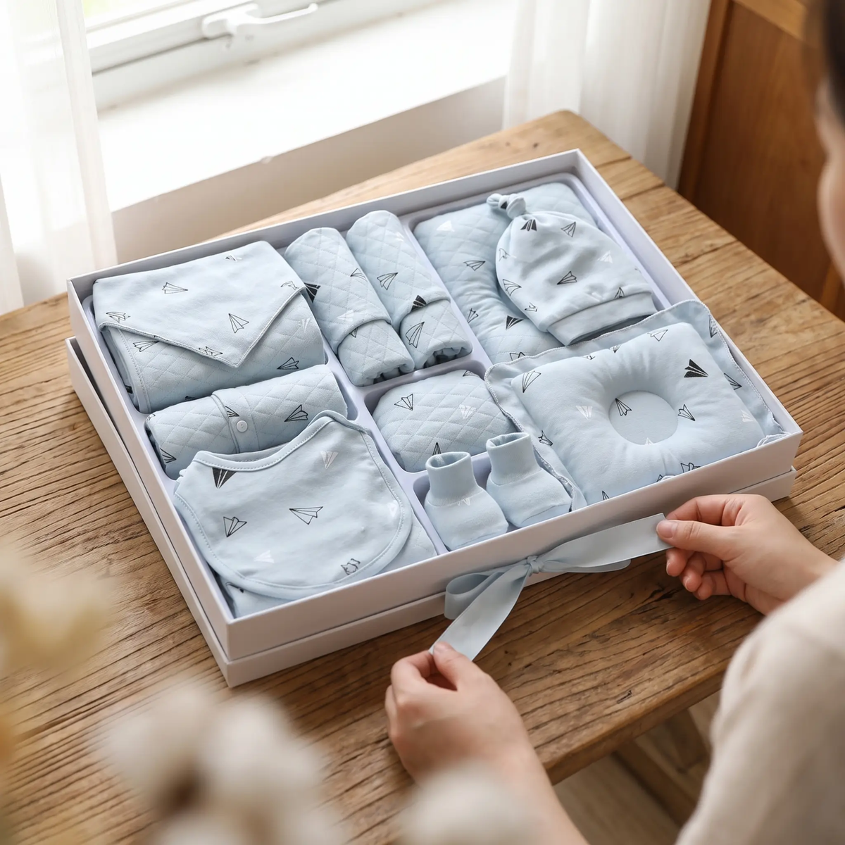 Baby Gift Box Set Made of Cotton for Newborns