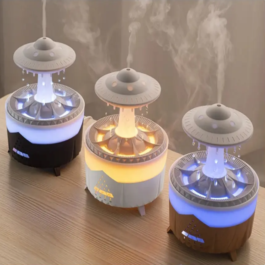 UFO Air Humidifier | Ultrasonic Aromatherapy Diffuser with Remote Control - Grosven