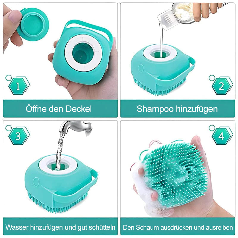 Pet Silicone Bath Brush