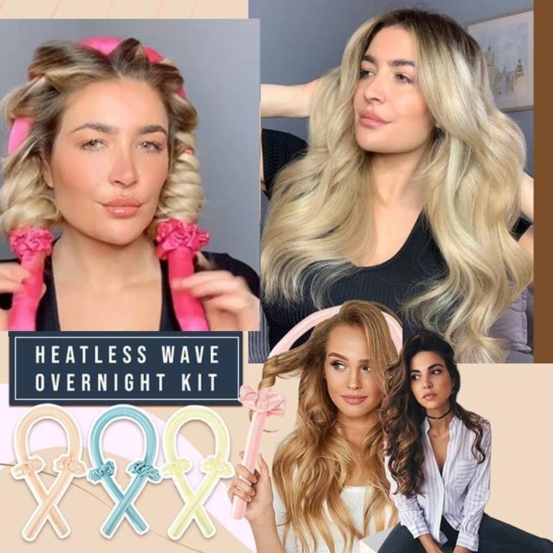 Heat-Free Hair Straightening Wrap Set