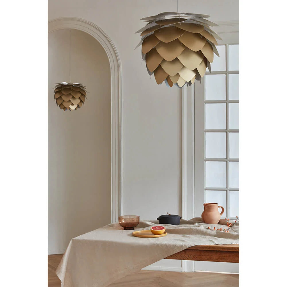Handcrafted Wooden Pine Cone Pendant Light