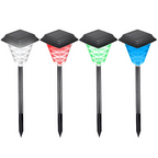 Solar LED Path Lights with Crystal Light Effect – Waterproof Outdoor Lighting for Garden and Driveway