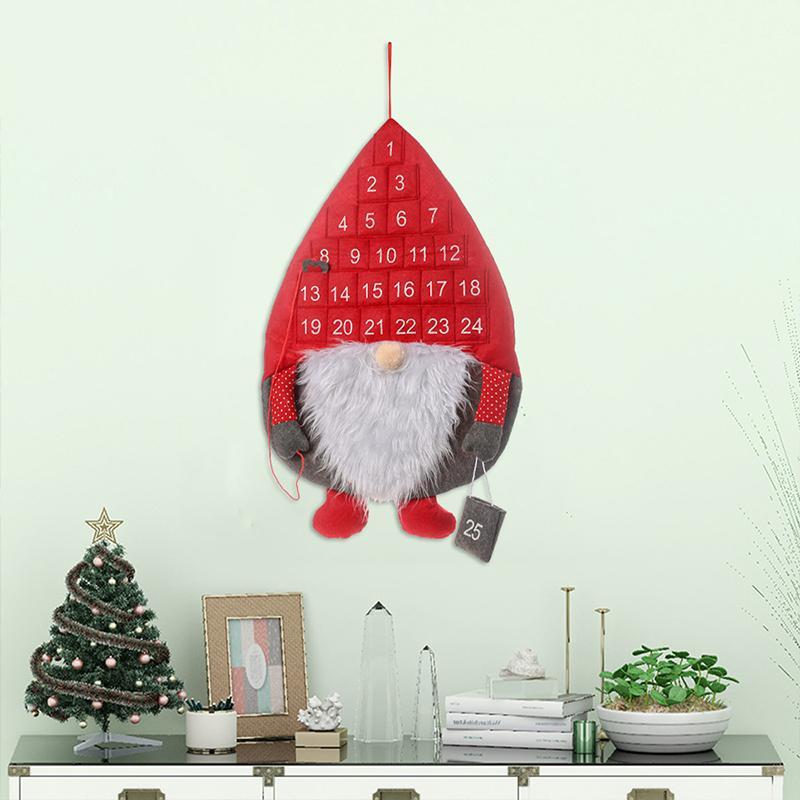 Santa Pendant Christmas Countdown Calendar - Christmas Gift