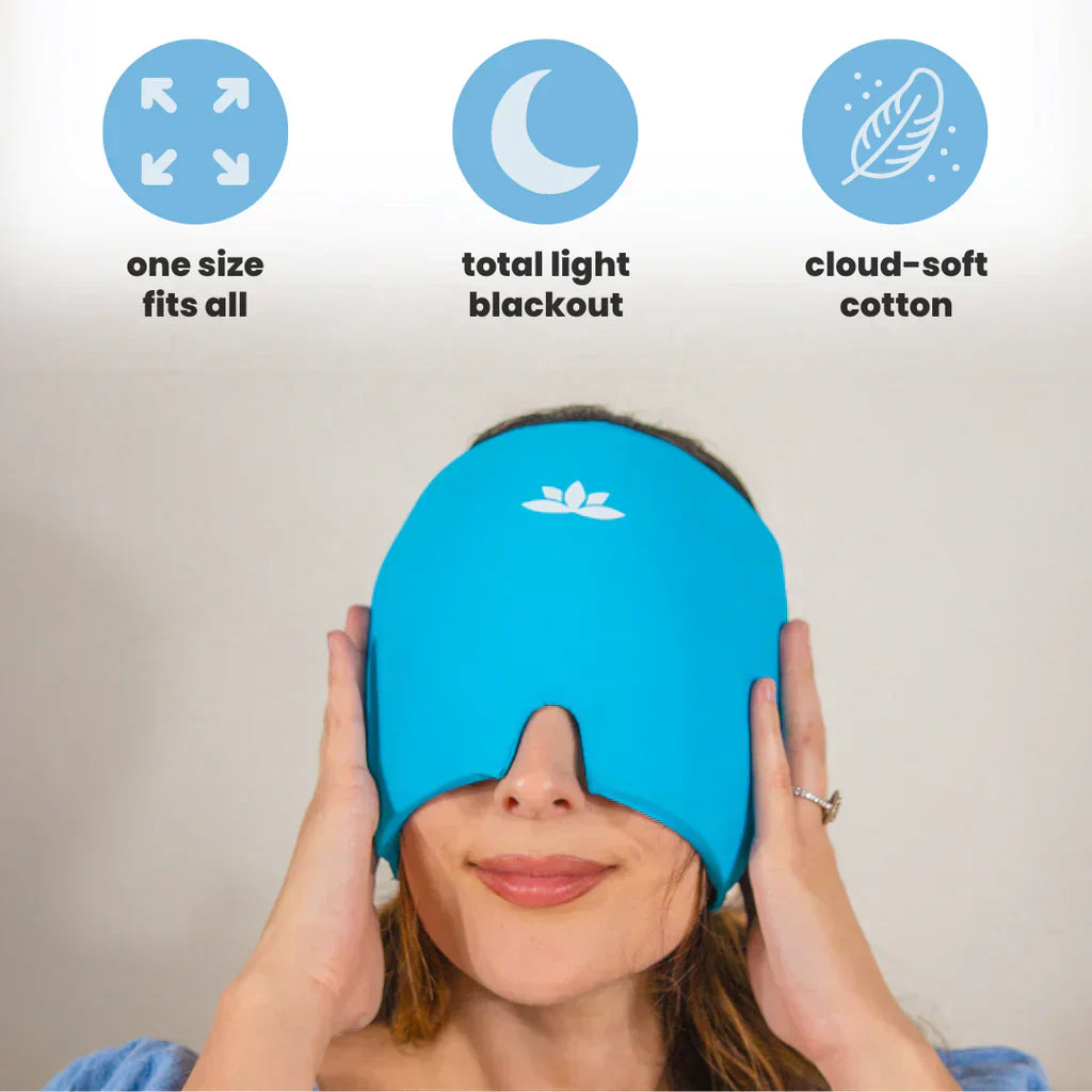 HeadRelax Warm-Cold Therapy Mask – Relieves Migraine & Headache Immediately