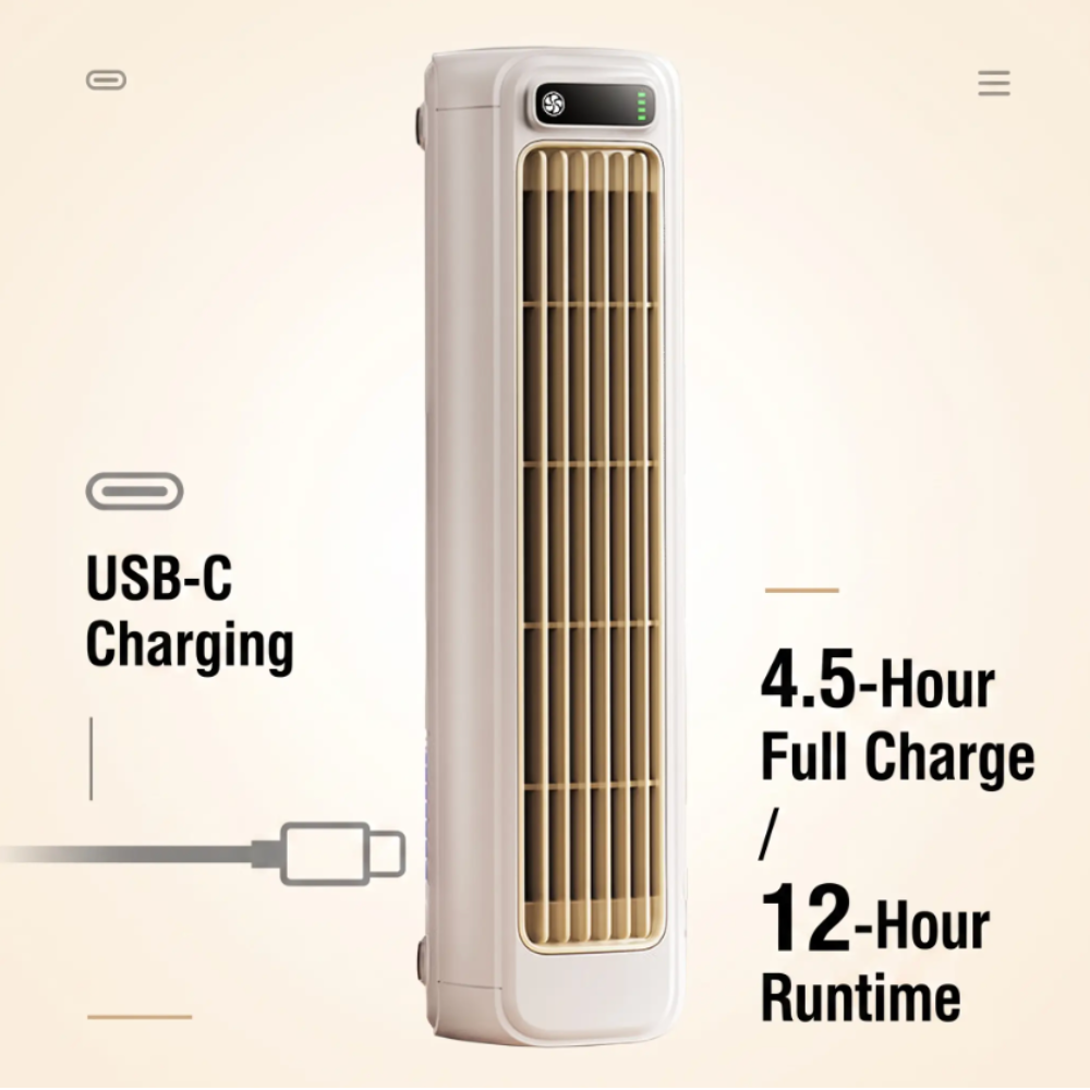 Wall-mounted cooling fan for kitchen use