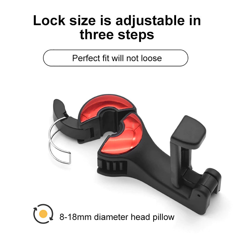 Headrest holder car strap