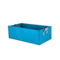 Foldable storage box made of felt for plants with handles