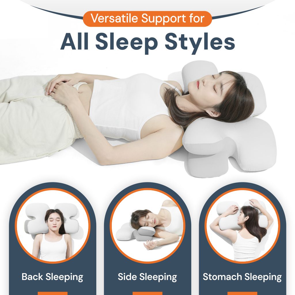 Ergonomic Cervical Pillow | Memory Foam, Neck Support & Ideal for Restful Sleep