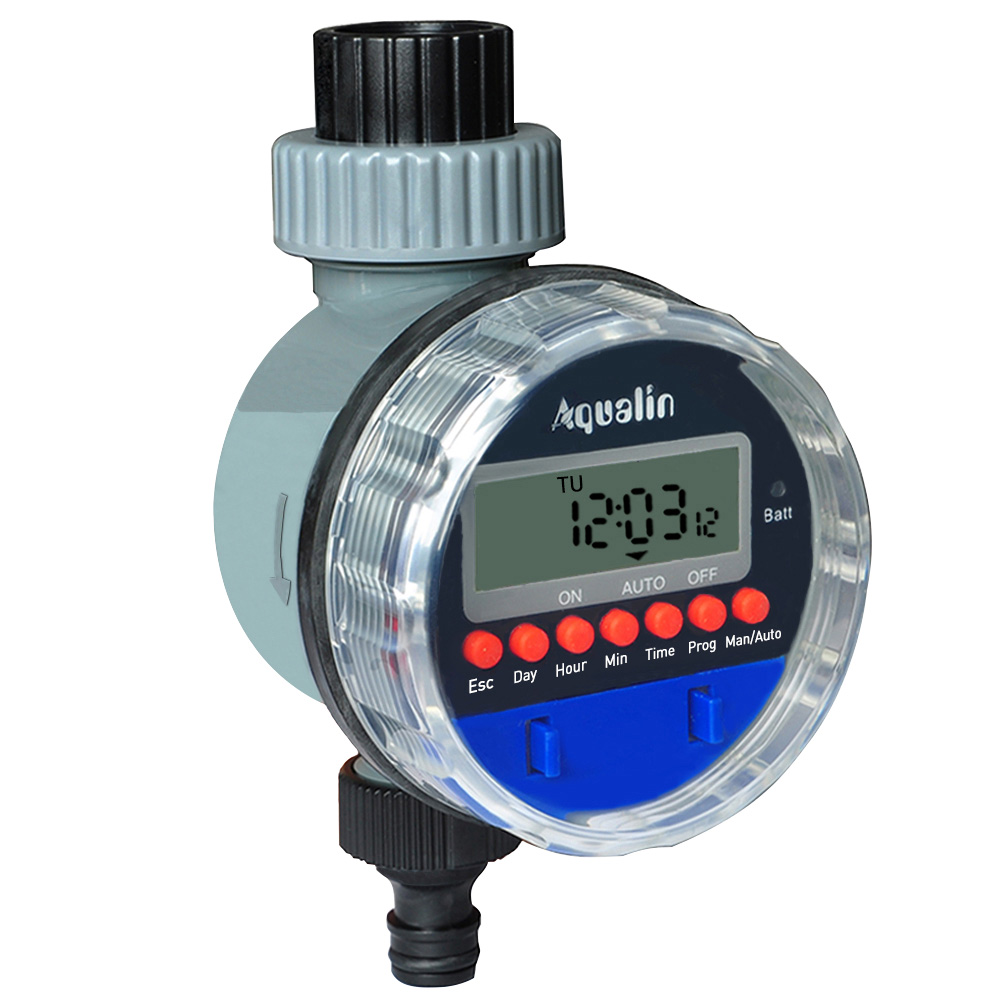 Digital irrigation clock with LCD display – Automatic garden irrigation for plants